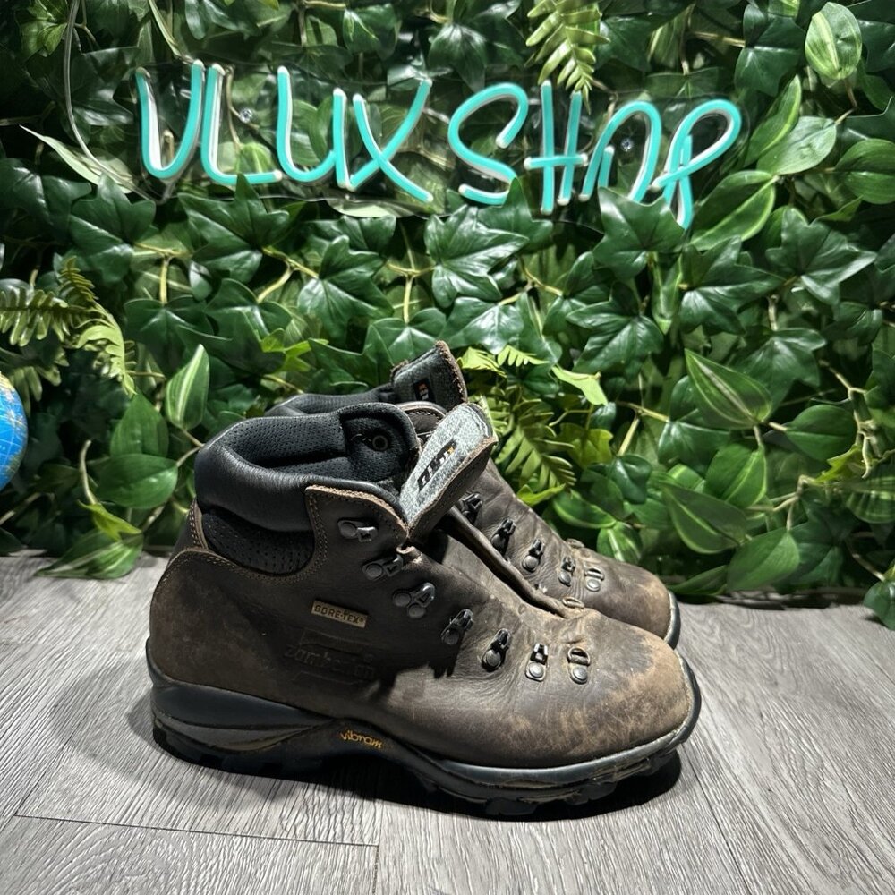 Zamberlan 996 VIOZ GTX Goretex Womens 40 US 8.5 Brown Leather Ankle Hiking Boots